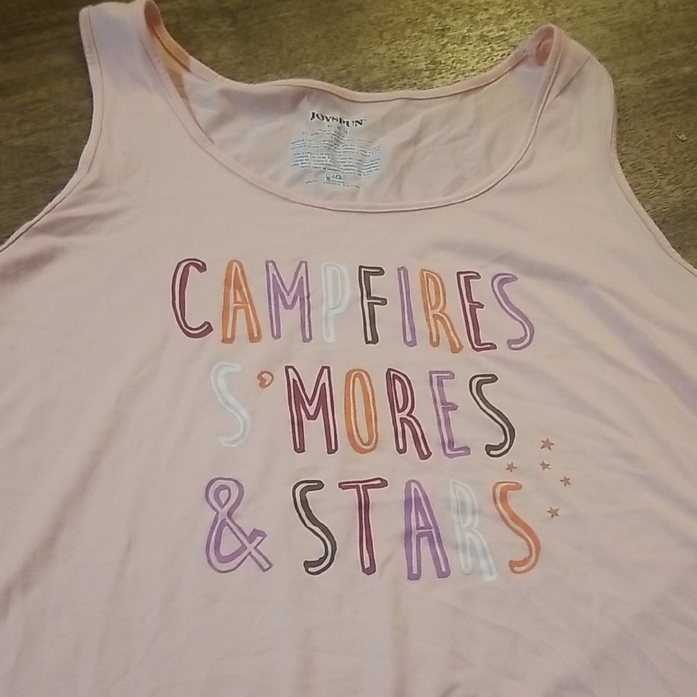 Pink Graphic Tank Top - Picture 2 of 4